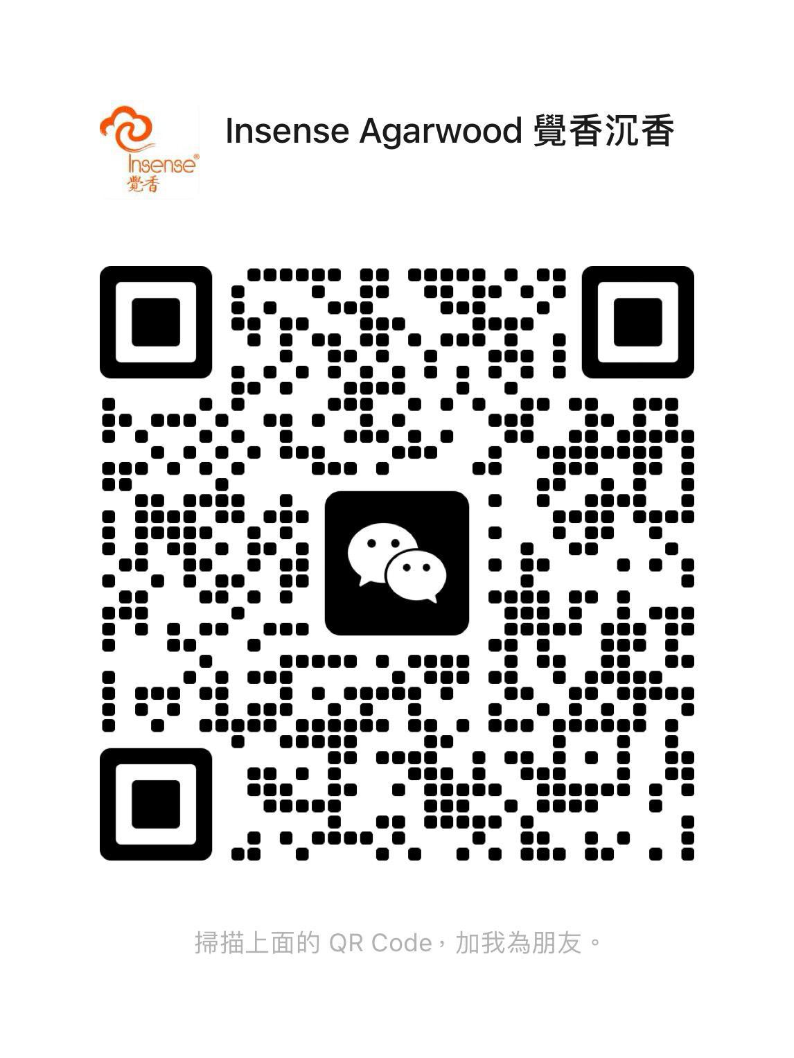 Insense Agarwood WeChat QR code